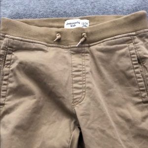 abercrombie twill joggers